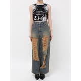 ハイダメージワイドデニムパンツ | EVRIS | 詳細画像34 