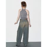 ハイダメージワイドデニムパンツ | EVRIS | 詳細画像6 