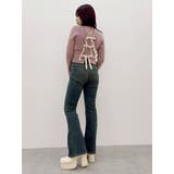 ヴィンテージライクストレッチフレアデニムパンツ | EVRIS | 詳細画像10 