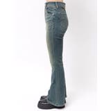 ヴィンテージライクストレッチフレアデニムパンツ | EVRIS | 詳細画像21 