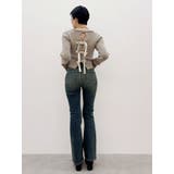 ヴィンテージライクストレッチフレアデニムパンツ | EVRIS | 詳細画像7 