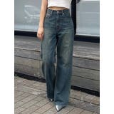 シンプルワイドデニムパンツ | EVRIS | 詳細画像12 