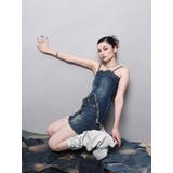 ワンポイントスタッズデニムミニスカート【セットアップ着用可能】 | EVRIS | 詳細画像13 