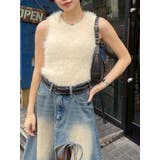 ファンシーヤーンノースリニットトップス | EVRIS | 詳細画像22 