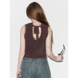 ファンシーヤーンノースリニットトップス | EVRIS | 詳細画像5 