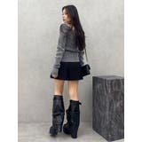 ピグメントジップホルターネックニットトップス | EVRIS | 詳細画像7