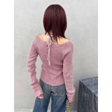 ピグメントジップホルターネックニットトップス | EVRIS | 詳細画像9