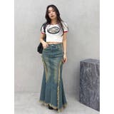 リンガーグラフィックショートTシャツ | EVRIS | 詳細画像11 