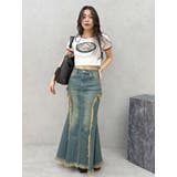 リンガーグラフィックショートTシャツ | EVRIS | 詳細画像12 