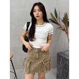 スタッズグラフィックショートTシャツ | EVRIS | 詳細画像11