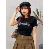 スタッズグラフィックショートTシャツ | EVRIS | 詳細画像3
