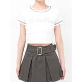 スタッズグラフィックショートTシャツ | EVRIS | 詳細画像42 