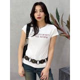 ホワイト | タイトグラフィックTシャツ | EVRIS