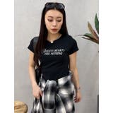 ブラック | タイトグラフィックTシャツ | EVRIS