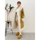 フェイクファームートンロングコート | EVRIS | 詳細画像20