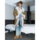 フェイクファームートンロングコート | EVRIS | 詳細画像3