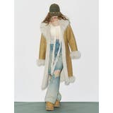 フェイクファームートンロングコート | EVRIS | 詳細画像8