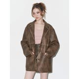 ブラウン | ヴィンテージライクジャケット | EVRIS