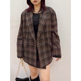 チェックルーズジャケット【セットアップ着用可能】 | EVRIS | 詳細画像1 