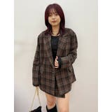 チェックルーズジャケット【セットアップ着用可能】 | EVRIS | 詳細画像15 