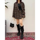 チェックルーズジャケット【セットアップ着用可能】 | EVRIS | 詳細画像17 