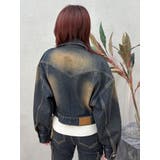 グラデーションデニムショートライダース【セットアップ着用可能】 | EVRIS | 詳細画像27