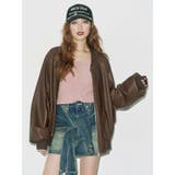 ヴィンテージライクフェイクレザーブルゾン【セットアップ着用可能】 | EVRIS | 詳細画像15