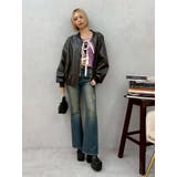 ヴィンテージライクフェイクレザーブルゾン【セットアップ着用可能】 | EVRIS | 詳細画像23