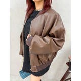 ヴィンテージライクフェイクレザーブルゾン【セットアップ着用可能】 | EVRIS | 詳細画像28