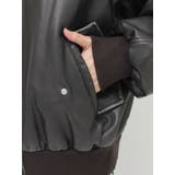 ヴィンテージライクフェイクレザーブルゾン【セットアップ着用可能】 | EVRIS | 詳細画像40