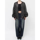 ヴィンテージライクフェイクレザーブルゾン【セットアップ着用可能】 | EVRIS | 詳細画像44