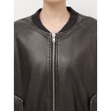 ヴィンテージライクフェイクレザーブルゾン【セットアップ着用可能】 | EVRIS | 詳細画像48 