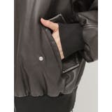 ヴィンテージライクフェイクレザーブルゾン【セットアップ着用可能】 | EVRIS | 詳細画像50 