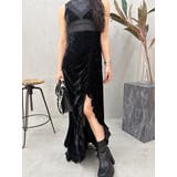 ベロアレースロングワンピース | EVRIS | 詳細画像31 