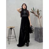 ベロアレースロングワンピース | EVRIS | 詳細画像33 