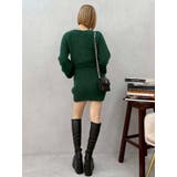 ワンポイントアンサンブルニットワンピ ース カーディガン キャミワンピ セット | EVRIS | 詳細画像19