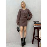 ワンポイントアンサンブルニットワンピ ース カーディガン キャミワンピ セット | EVRIS | 詳細画像24