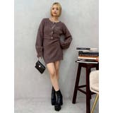 ワンポイントアンサンブルニットワンピ ース カーディガン キャミワンピ セット | EVRIS | 詳細画像25