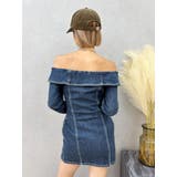 オフショルデニムミニワンピース | EVRIS | 詳細画像14