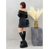 オフショルデニムミニワンピース | EVRIS | 詳細画像25