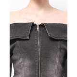 オフショルデニムミニワンピース | EVRIS | 詳細画像30