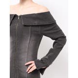 オフショルデニムミニワンピース | EVRIS | 詳細画像31