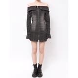 オフショルデニムミニワンピース | EVRIS | 詳細画像35