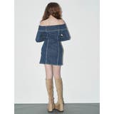 オフショルデニムミニワンピース | EVRIS | 詳細画像7