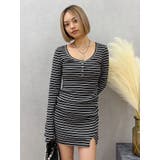 ヘンリーネックカットミニワンピース | EVRIS | 詳細画像11 