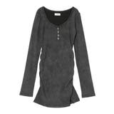 ヘンリーネックカットミニワンピース | EVRIS | 詳細画像42 