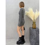 ヘンリーネックカットミニワンピース | EVRIS | 詳細画像6 