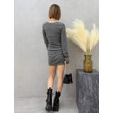 ヘンリーネックカットミニワンピース | EVRIS | 詳細画像7 