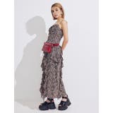 ギャザーアシンメトリーロングワンピース | EVRIS | 詳細画像19 