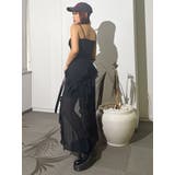 ギャザーアシンメトリーロングワンピース | EVRIS | 詳細画像36 